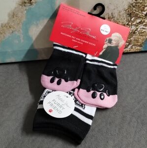 Matching Pet and Owner Socks